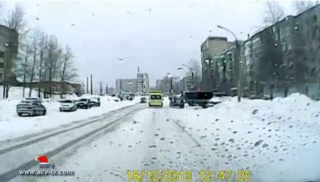 Опасные зимнии дороги