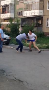 Суровая драка в Челябинске