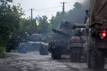 Луганск почти окружен. Карта боевых действий на Донбассе за 22 июля