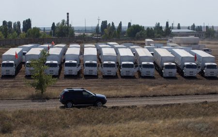 Украинские пограничники еще не получили документы на гуманитарный груз – СНБО