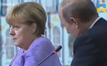 Туаые шутки Путина не впечатлили Меркель