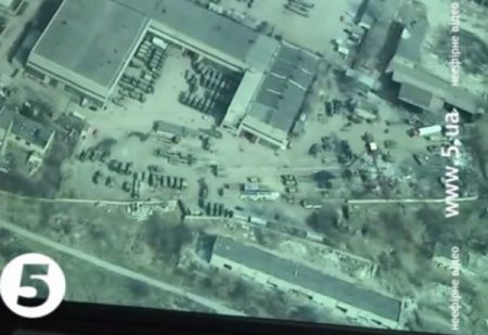 Беспилотнику сил АТО удалось снять оккупированный Донецк