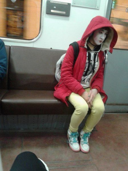 Быть модным модно. Модные люди из метро