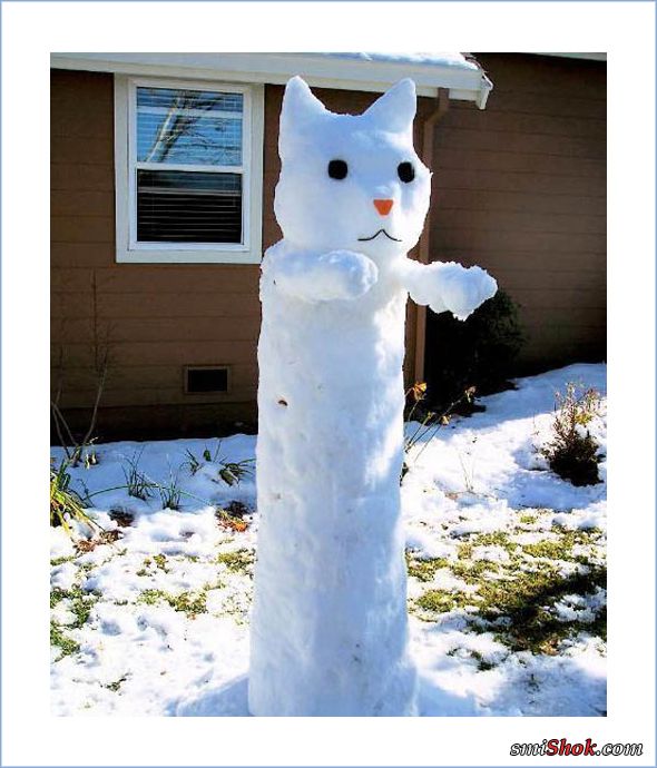 Творческий подход к лепке снеговиков (27 фото)