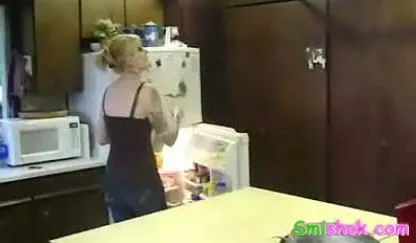 Попила молочка...