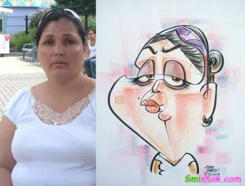 Смішні малюнки людей