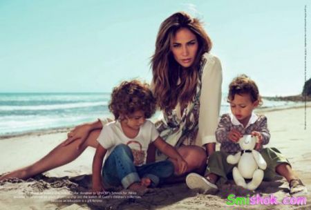 Дженнифер Лопес знялася з дітьми в рекламі Gucci