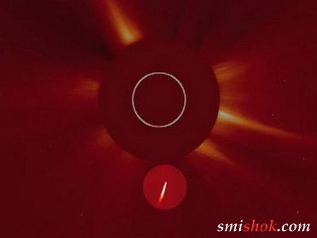 У Сонці врізалася гігантська комета розміром із Землю