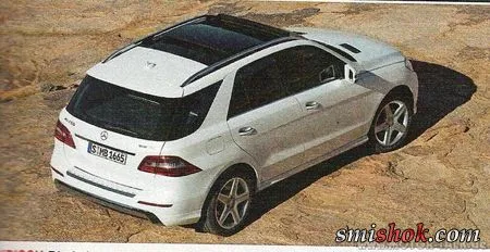 Несподівані фотографії нового Mercedes ML без камуфляжу