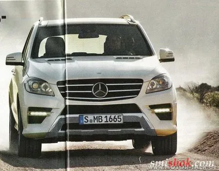 Несподівані фотографії нового Mercedes ML без камуфляжу
