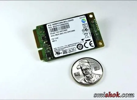 Твердотільні mSATA накопичувачі Samsung PM830 виходять на стадію серійного виробництва