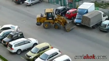 П'яний на бульдозері