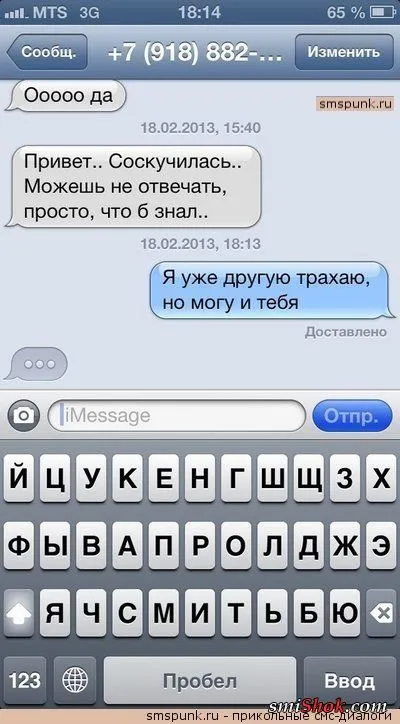 Читать СМС переписки это так весело