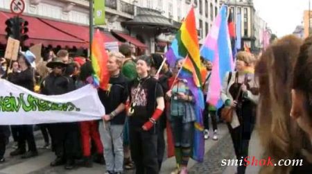Дети на гей-параде в Норвегии