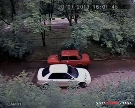 Получи битой за воровство бензина