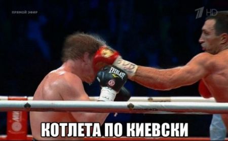 Фотожабы про бой Кличко - Поветкин