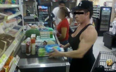Забавные люди из Супермаркета