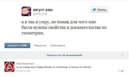 Коменты из Соц Сетей