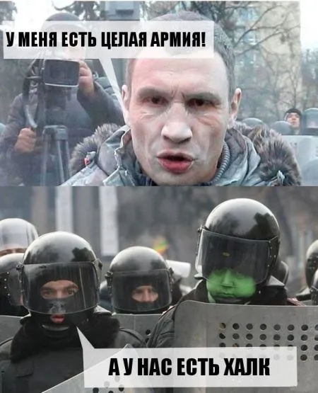 Богатырь на Евромайдане