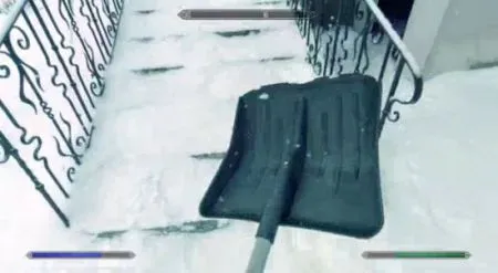 Skyrim в реальной жизни: Снегочист