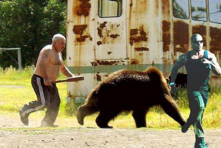Предлагаю Вам посмотреть небольшую подборку жизни медведей среди людей