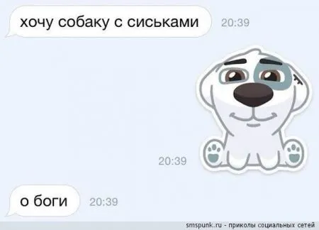 Забавные смс-диалоги