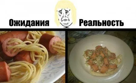 Ожидание VS Реальность!