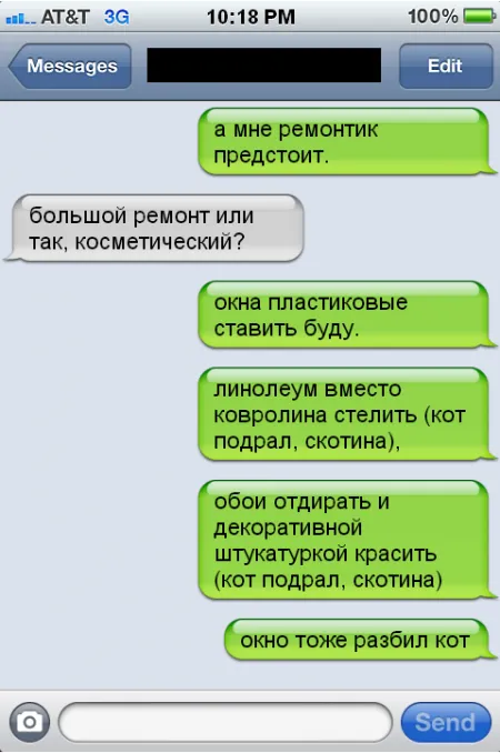 Забавные диалоги, переписки из рунета