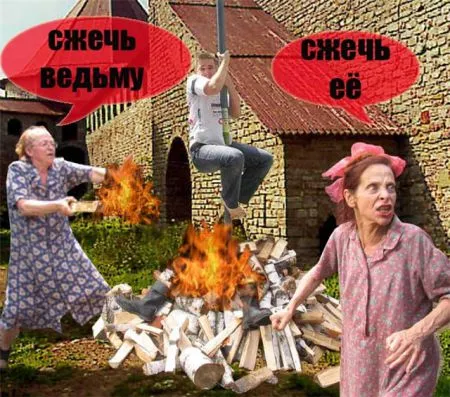 Фотожаба, мальчик на столбе
