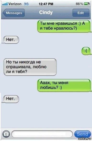 СМС перписка подборка прикольных SMS