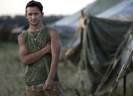Лагерь украинских военных, отступивших в Россию - фоторепортаж