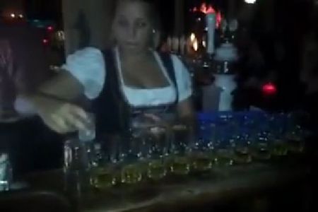 Девушка-бармен 100-го уровня