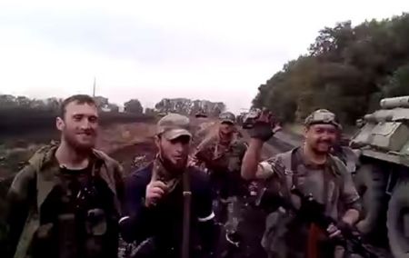 СНБО показал видео с кавказскими наемниками на Донбассе