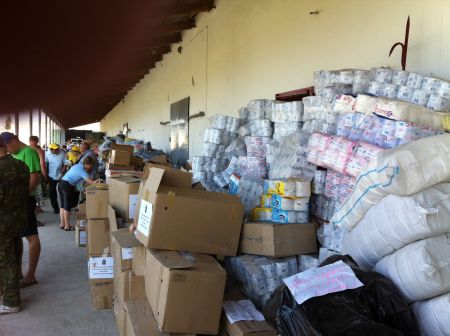 Украинскую гуманитарную помощь получили 20 тысяч жителей востока страны