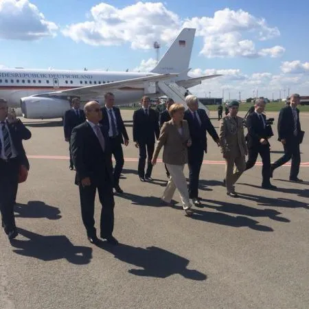 Ангела Меркель приехала в Киев