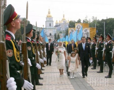 Как украинцы праздновали День Независимости в разные годы