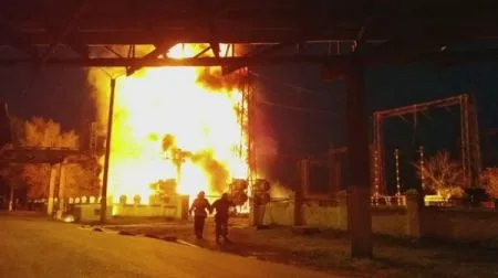 Итоги 9 октября: Пожар на Луганской ТЭС и обстрелы Донецка