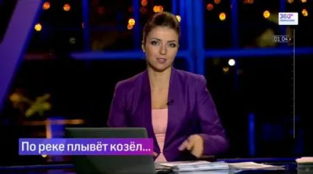 По реке плывёт козёл