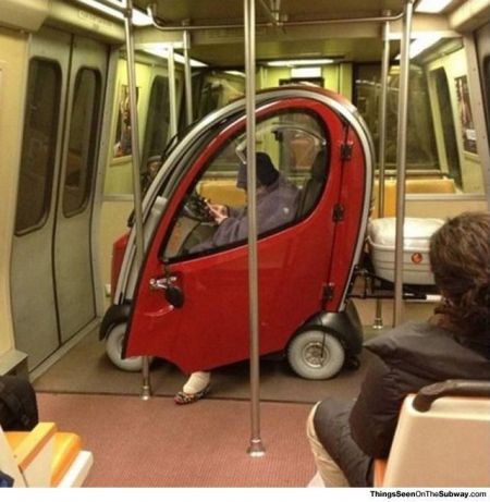 Безумные пассажиры общественного транспорта