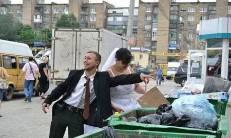 Свадебные фото приколы