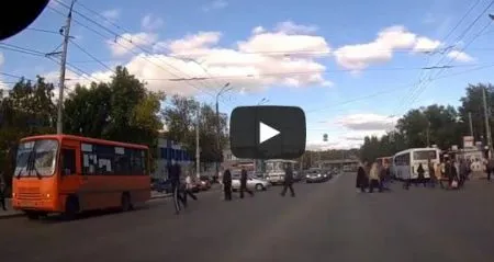 Когда дождался свою маршрутку