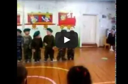 Строевая в детском саду