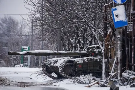 Штурм аэропорта и танки возле Горловки. Карта АТО за 16 января