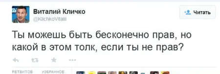 Виталий Кличко, Один в поле не двое