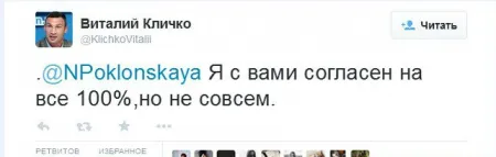 Виталий Кличко, Один в поле не двое
