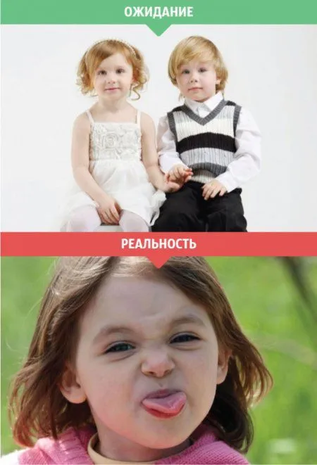 Ожидание vs реальность. Женщины и дети Ожидание vs реальность. Женщины и дети