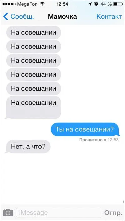 Веселые смс-сообщения от родителей