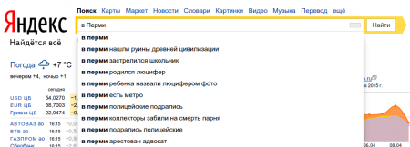 Яндекс знает все о событиях в Вашем городе