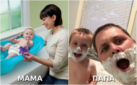 Чем отличаются папы и мамы в воспитании детей