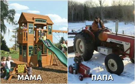 Чем отличаются папы и мамы в воспитании детей